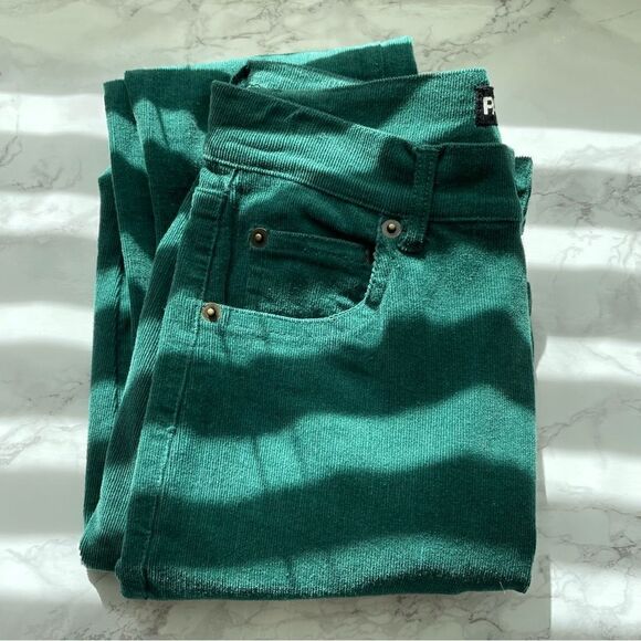 Pam & Gela Emerald Green Cords Pants - Picture 9 of 9